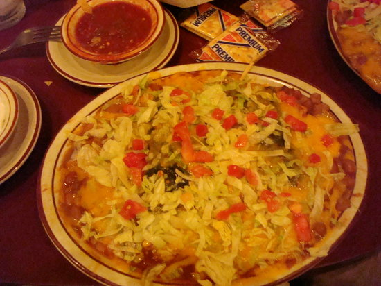 Sadie's of New Mexico signature dishes Sadie's Famous Chile (Red or Green), Enchiladas, Stuffed Sopapillas, Carne Adovada, Grande Combinations.