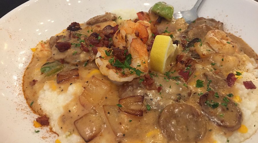 Bay Local Eatery signature dishes Huguenot Sweet Potato Biscuits, Bay Local Bennie, Flounder Tacos, Tots "Your Way"